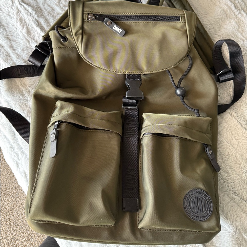 DKNY Olive Green  Backpack